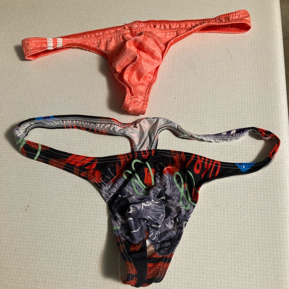 Men’s two (2) Thongs Size Large NWOT
